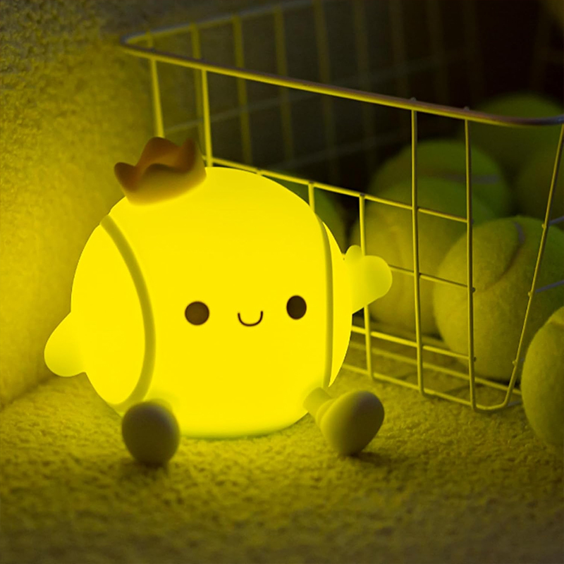 Floating Nightstand With Led Light - Linda Lámpara Nocturna de Silicona con