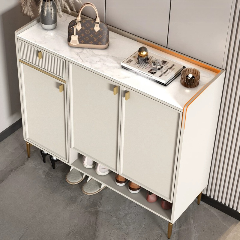 Estante para la entrada, zapat - Shoe Rack Cabinet Narrow Entryway reseña y precio