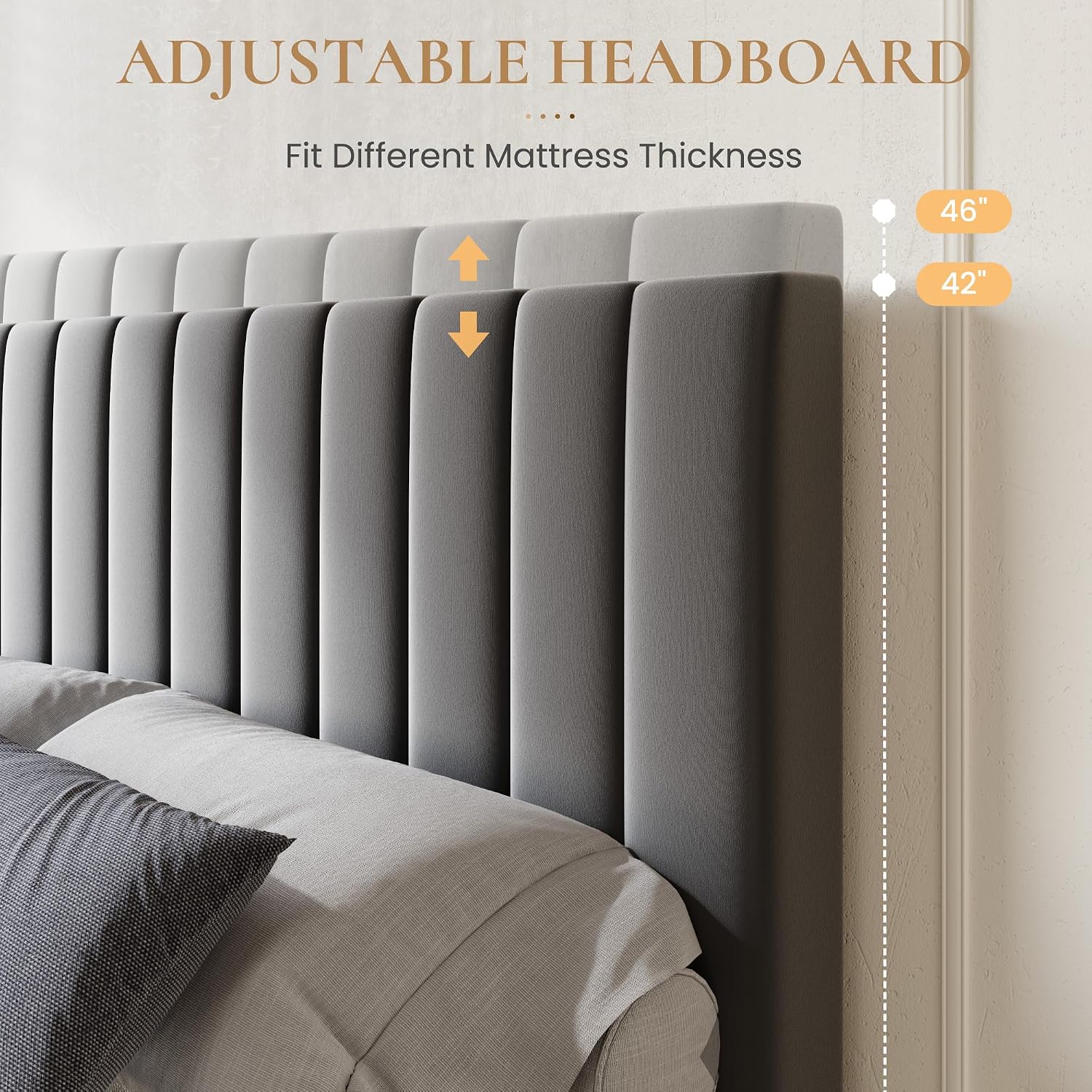 Estructura de cama tipo plataf - King Size Bed Frame With Storage Drawers reseña y precio