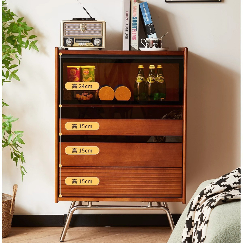Cómoda de madera maciza nórdic - Storage reseña y precio