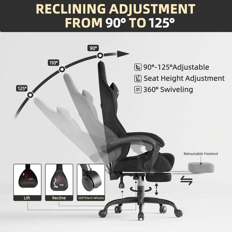 Silla de juego con respaldo al - Sofas reseña y precio