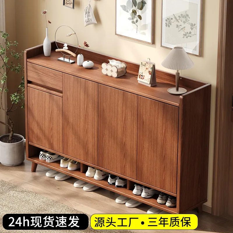 Mueble zapatero de madera maci - Shoe Rack Cabinet Narrow Entryway reseña y precio