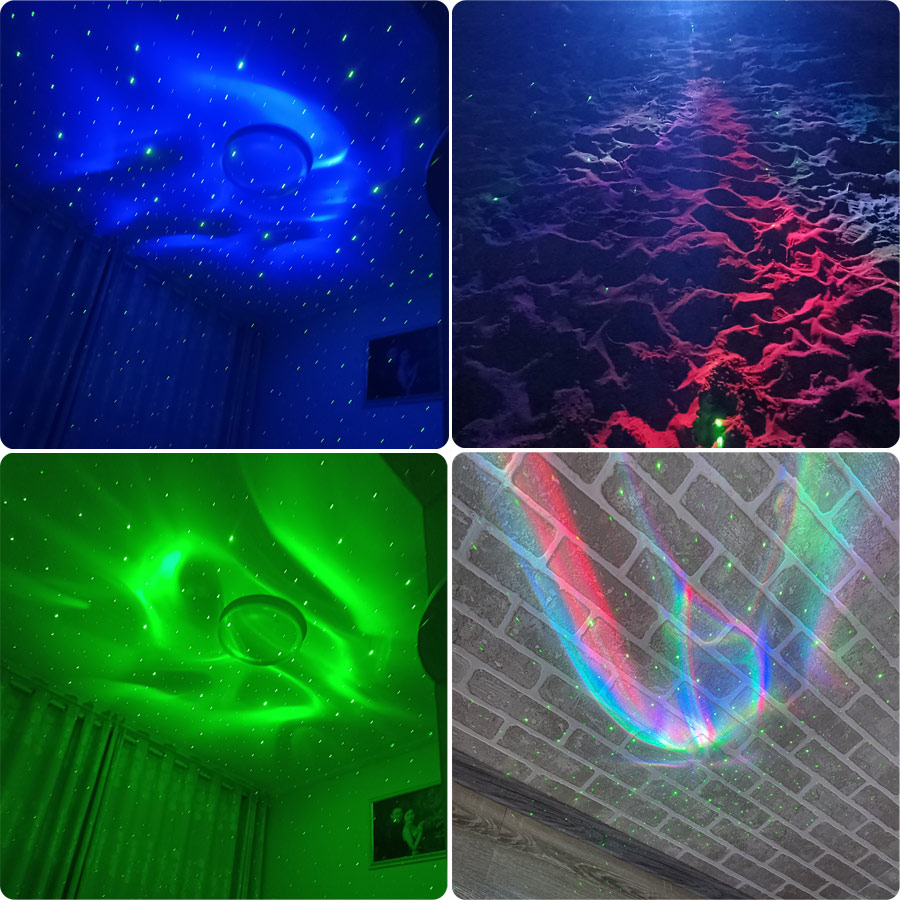 SA204 RGB LED Motive Aurora pr - Floating Nightstand With Led Light reseña y precio